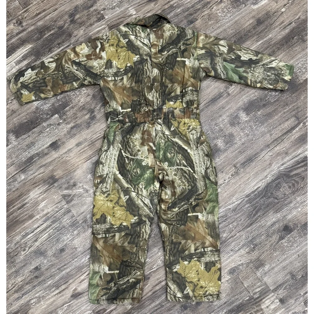 Boys Jordan Lee Originals Camouflage Jumpsuit Size 8 USA Hunting Coveralls - Picture 6 of 6